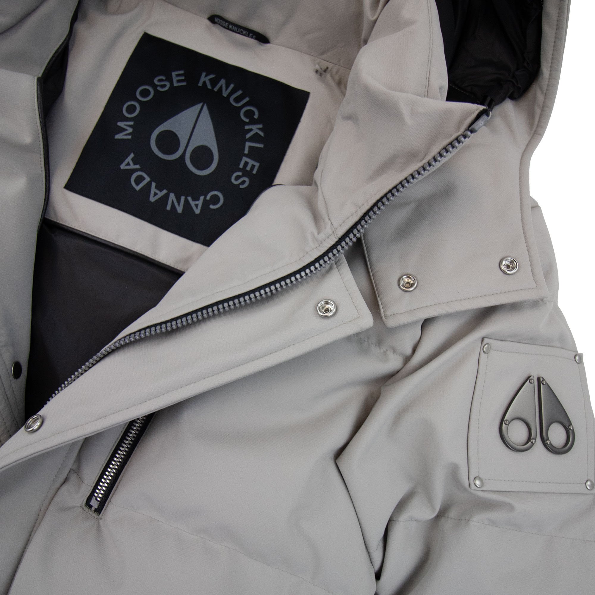 Moose Knuckles Cloud Shearling 3q Jacket Dusk W/blk 1477