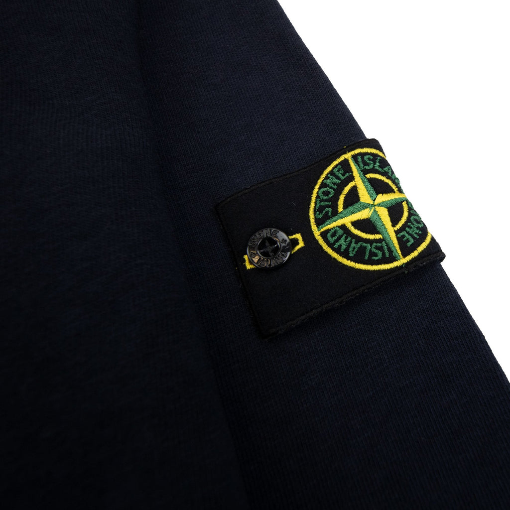 Stone Island Front Pocket Zip Up Sweatshirt Navy V0028