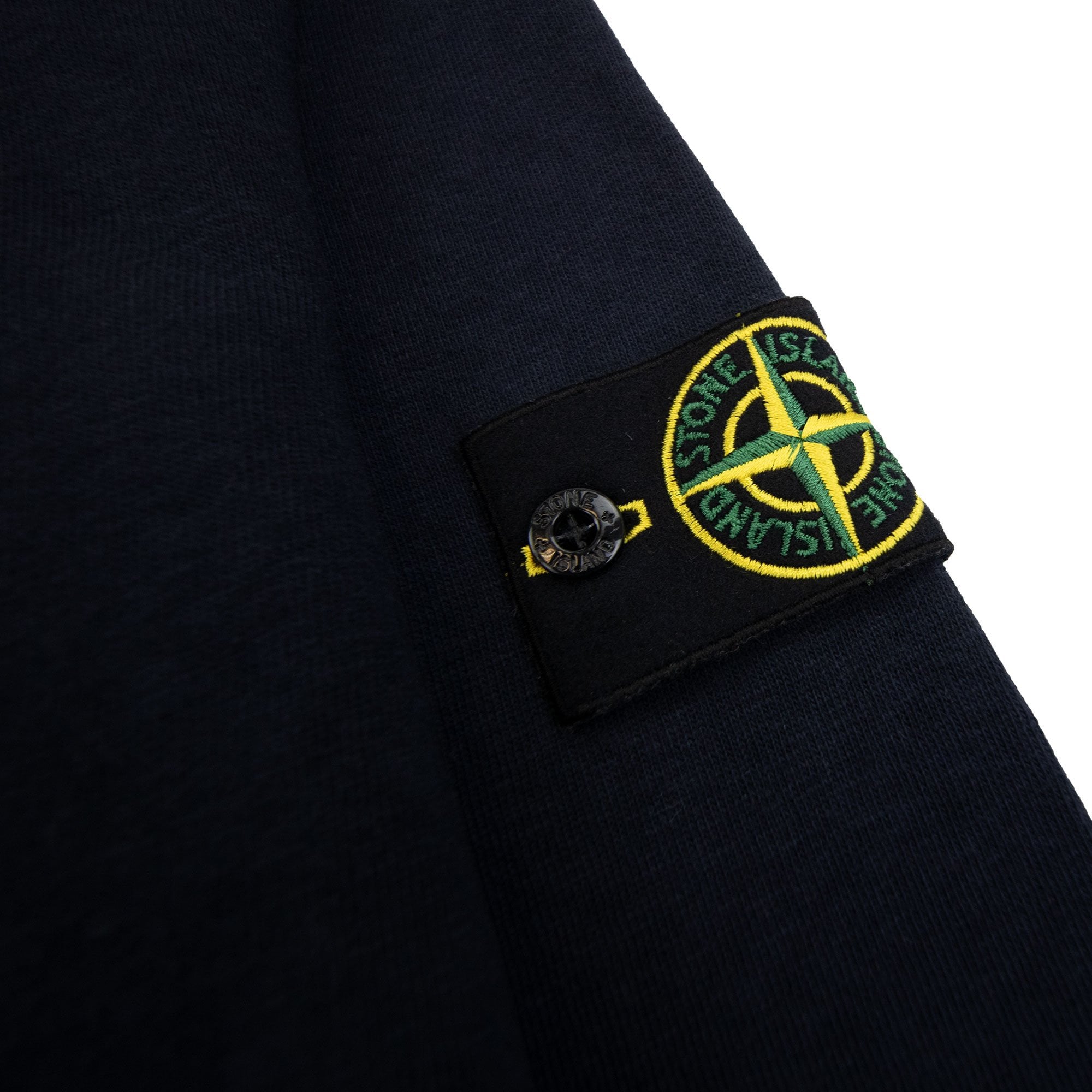 Stone Island Front Pocket Zip Up Sweatshirt Navy V0028