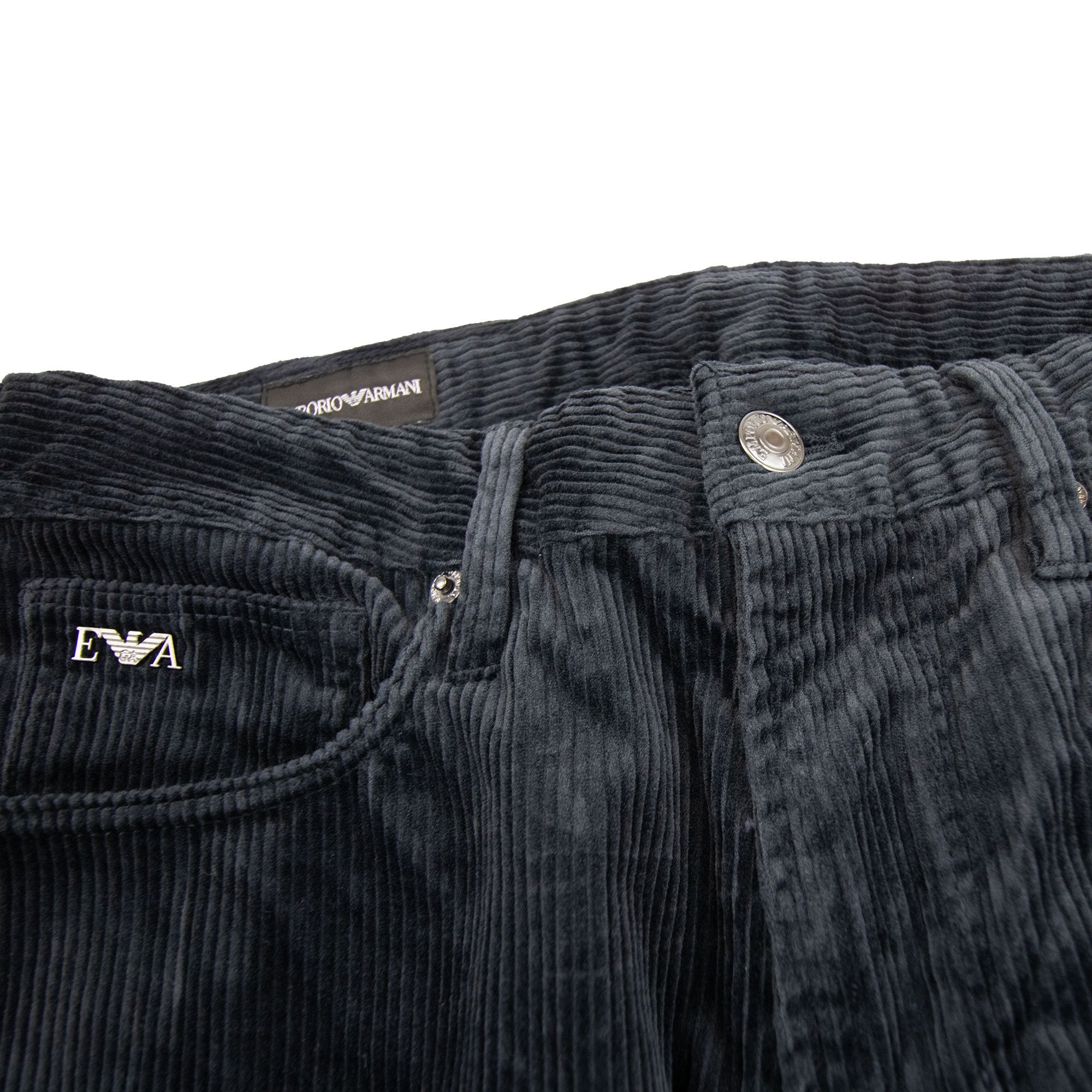 Emporio Armani J06 5 Pocket Corduroy Slim Fit Jean Navy Blue 0920