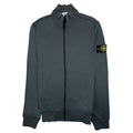 Stone Island Overlap Collar Full Zip Sweatshirt Grey V0063
