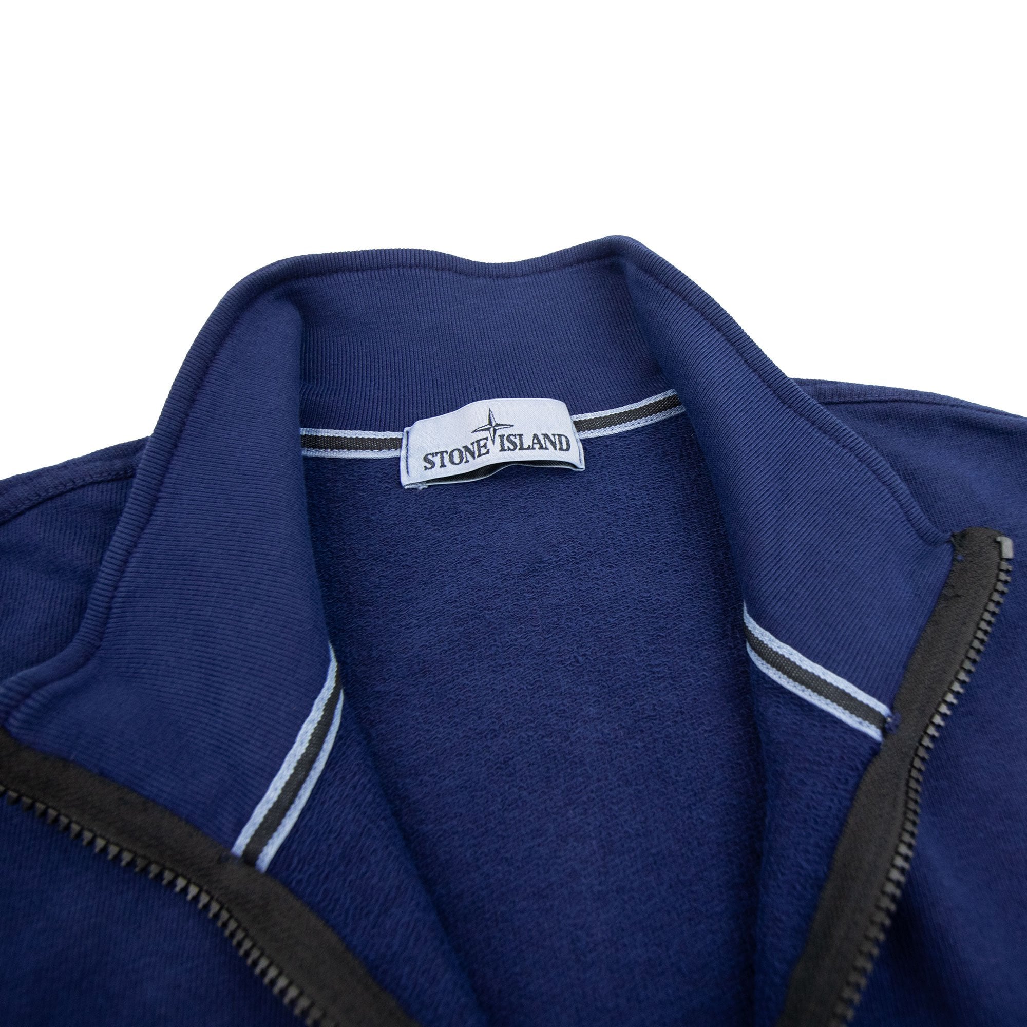 Stone Island T.c Dyed Full Zip Sweatshirt Blue Vo127