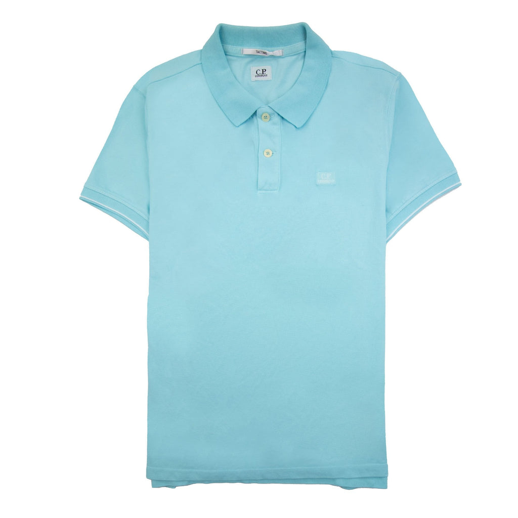 Cp Company Tacting Short Sleeve Polo Baby Blue