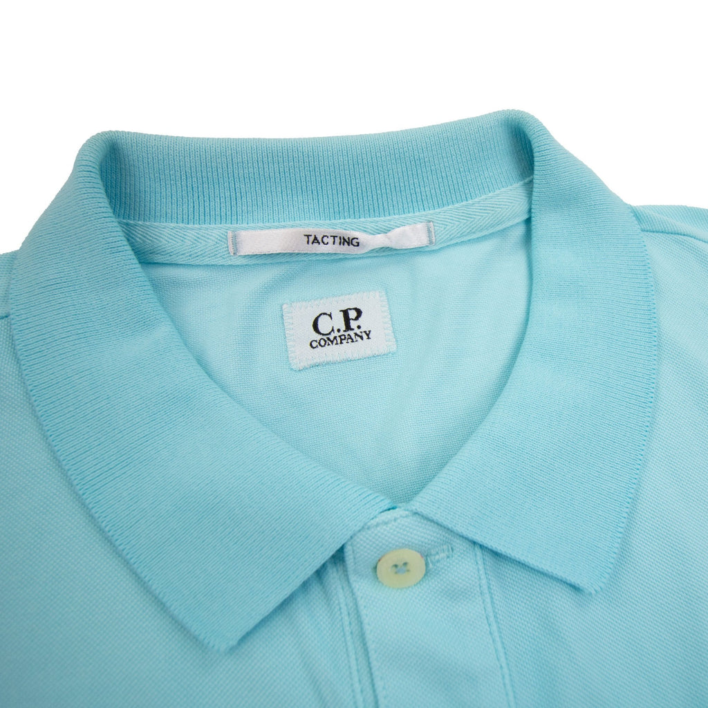 Cp Company Tacting Short Sleeve Polo Baby Blue