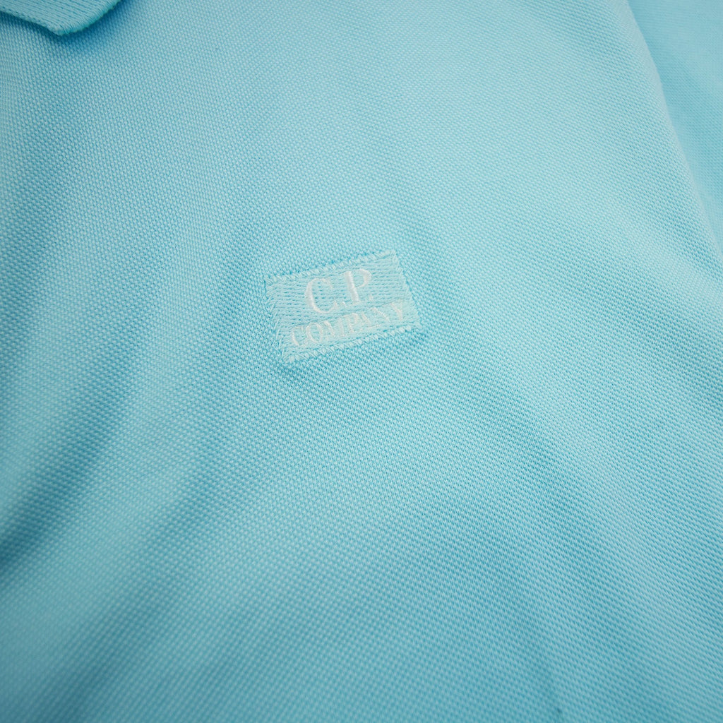 Cp Company Tacting Short Sleeve Polo Baby Blue