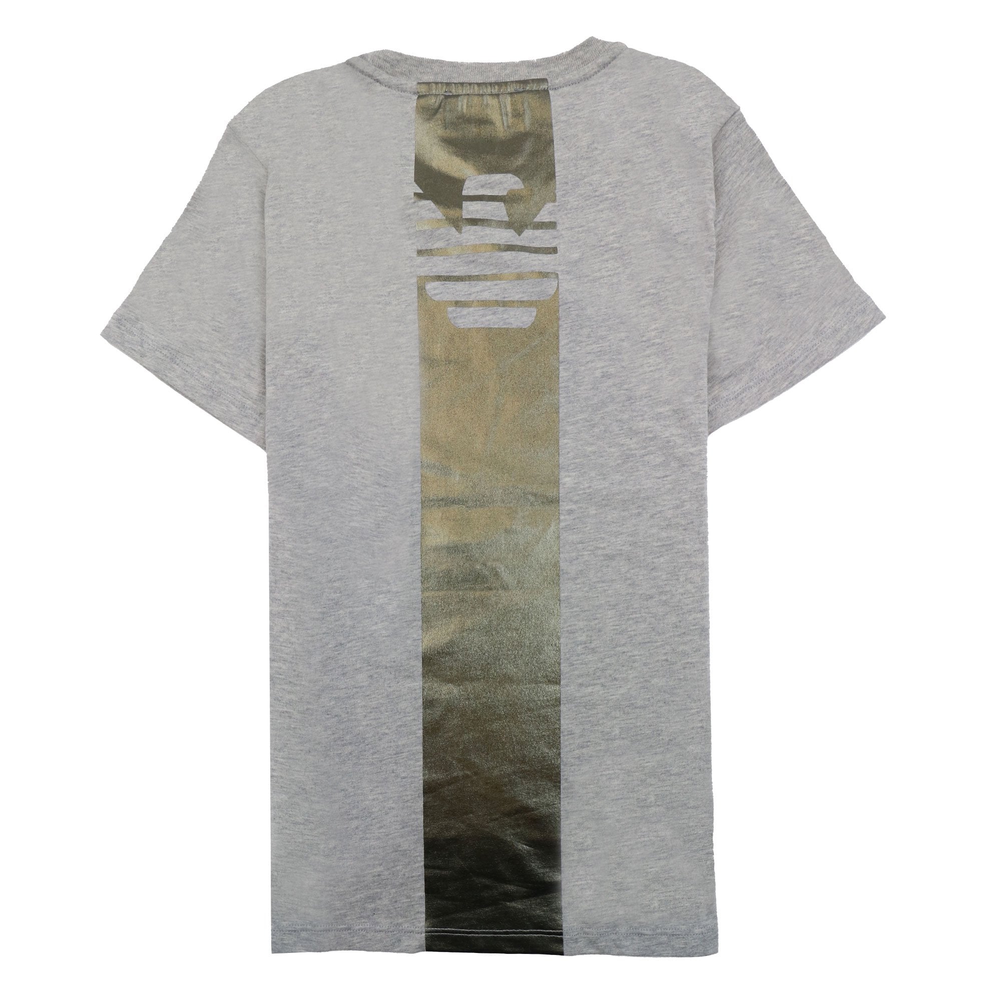 Emporio Armani Jnr T-shirt And Shorts Set With Metal Prints Grey/black