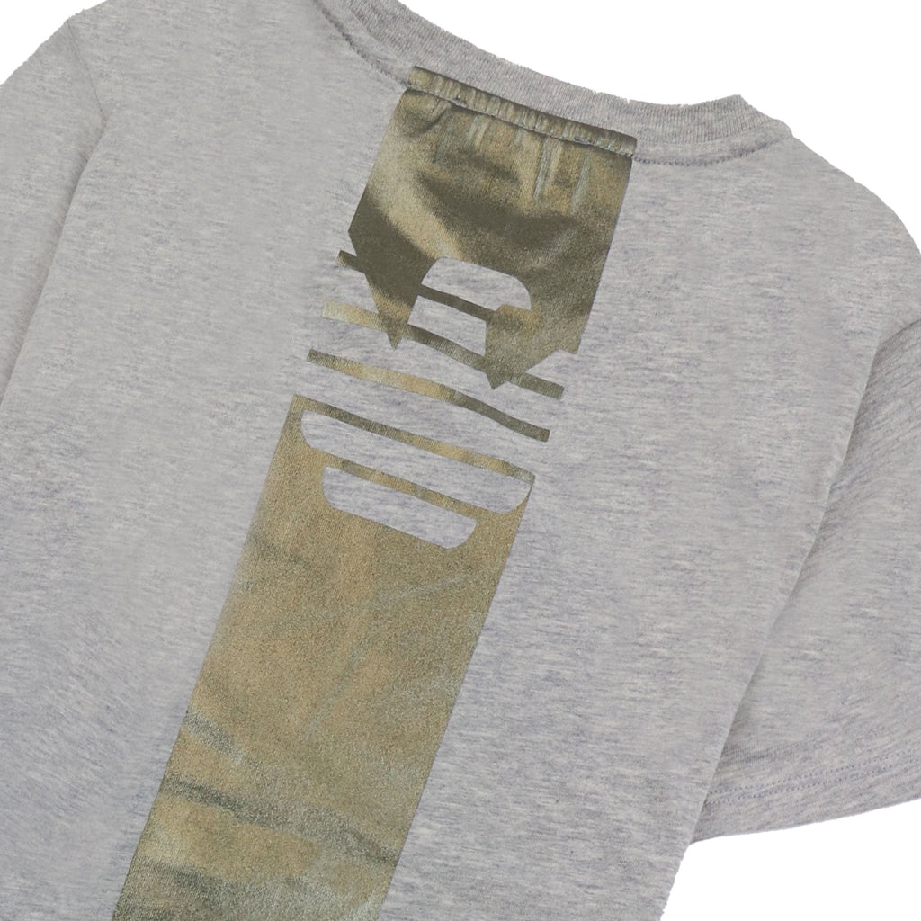Emporio Armani Jnr T-shirt And Shorts Set With Metal Prints Grey/black