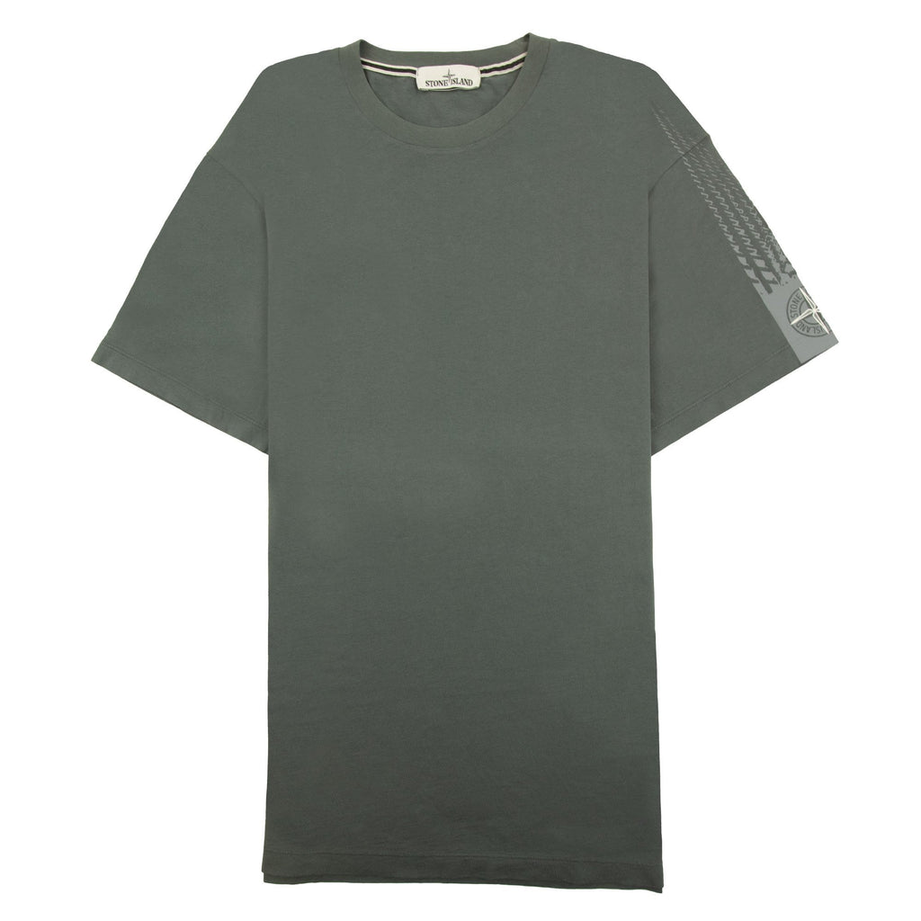 Stone Island Arm Compass Tshirt Dark Grey