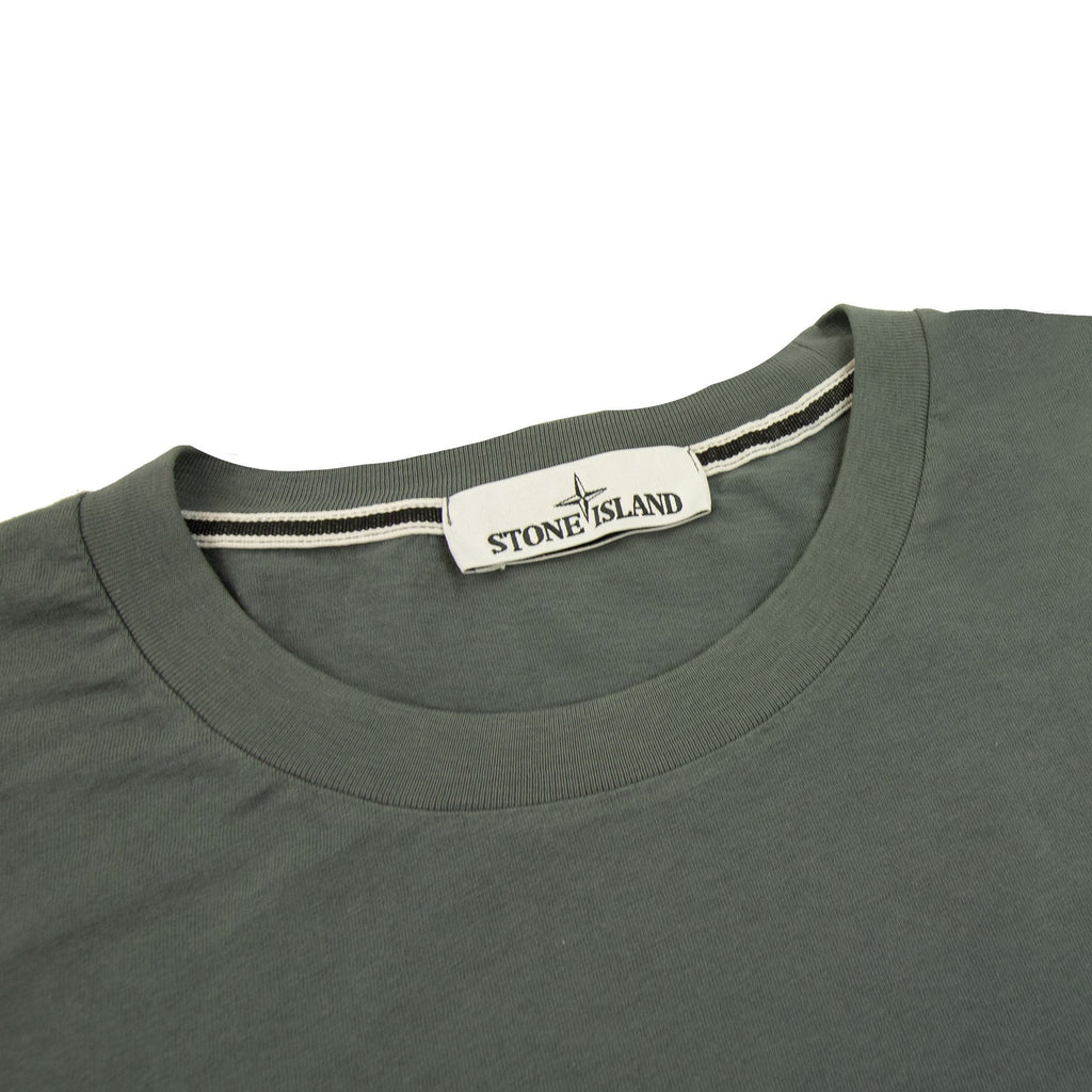 Stone Island Arm Compass Tshirt Dark Grey
