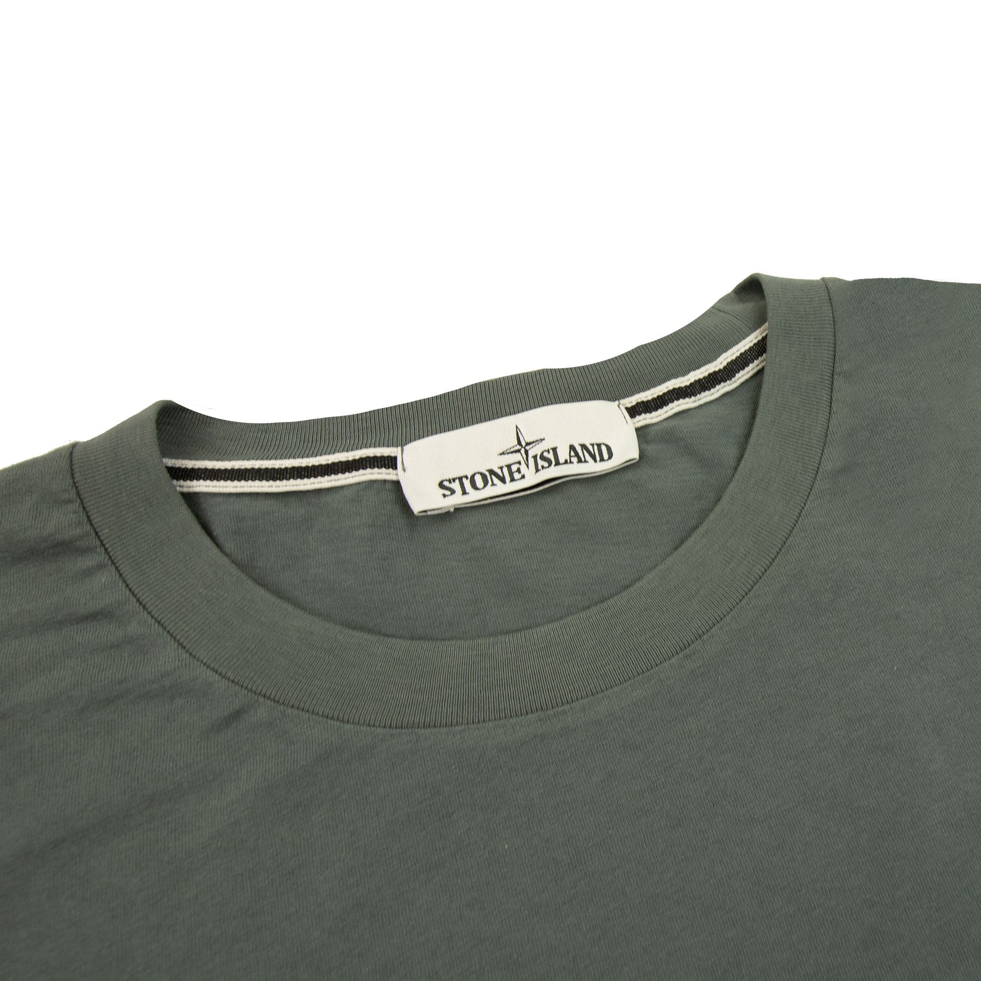 Stone Island Arm Compass Tshirt Dark Grey