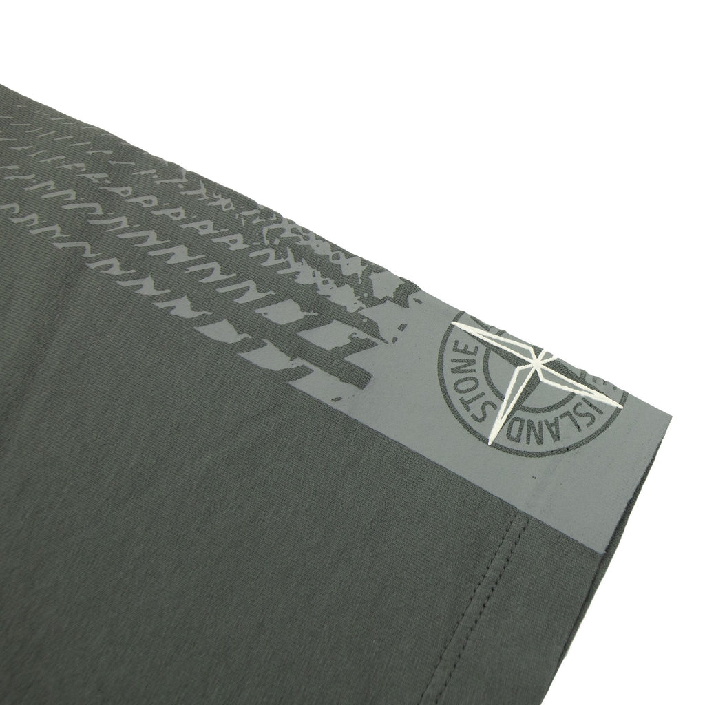 Stone Island Arm Compass Tshirt Dark Grey