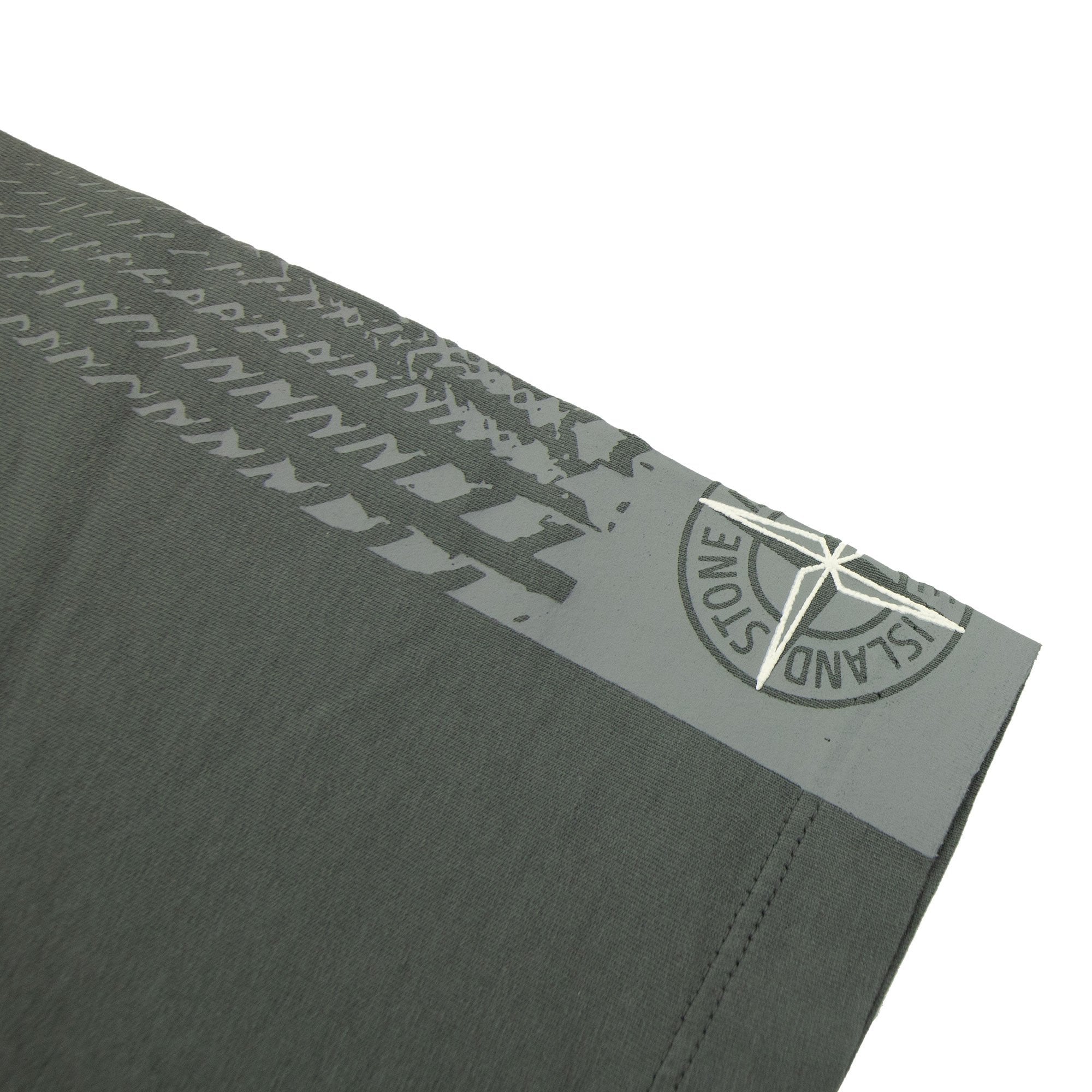 Stone Island Arm Compass Tshirt Dark Grey