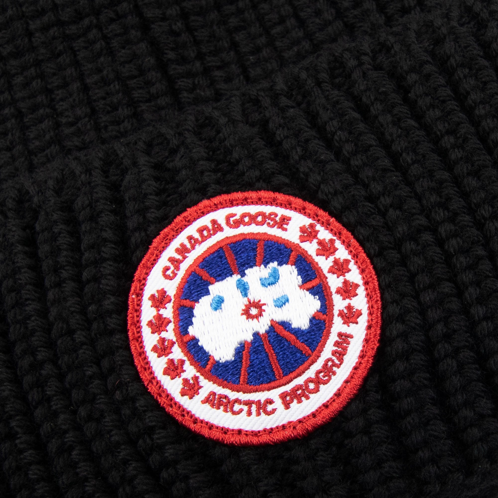 Canada Goose Arctic Disc Rib Beanie Black
