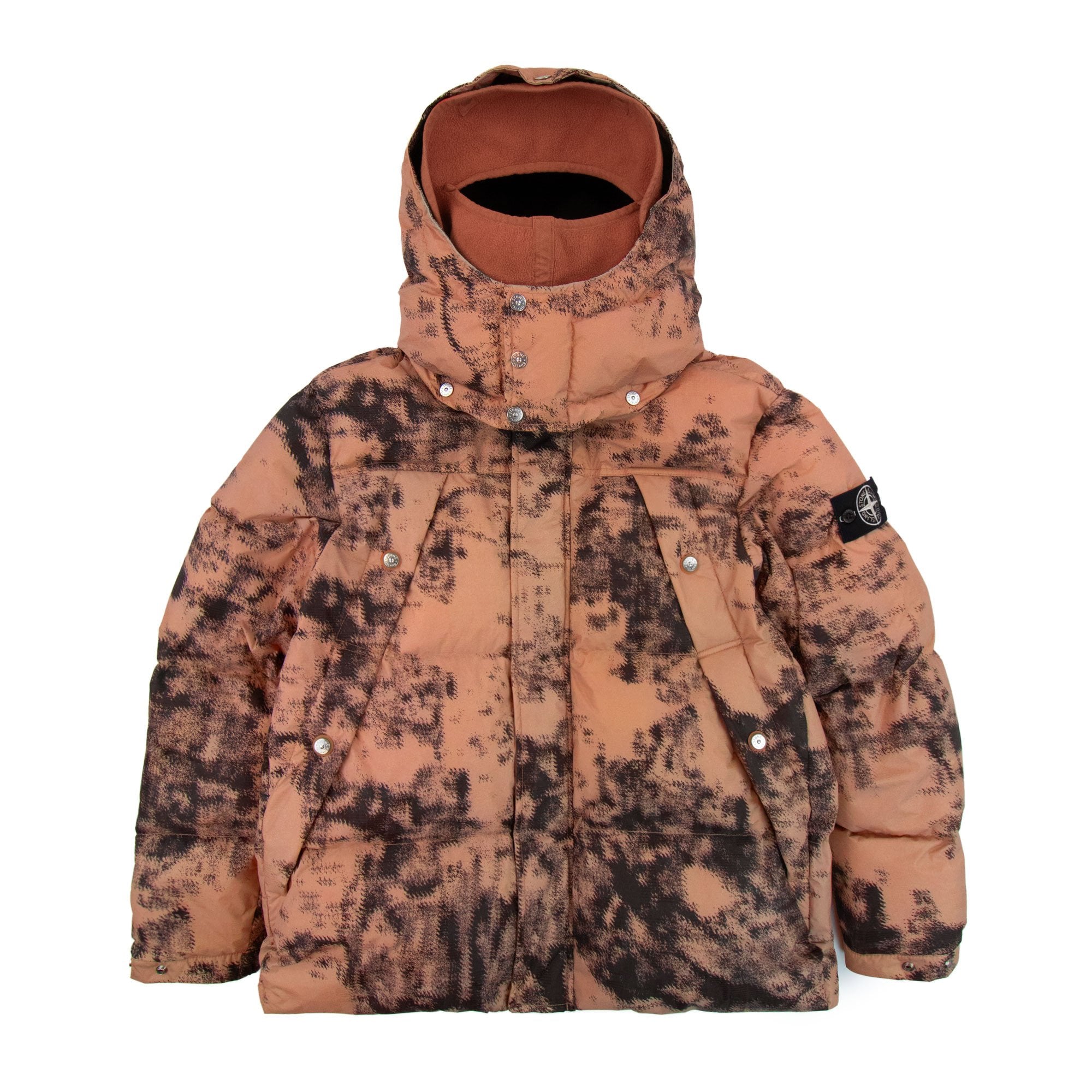 Stone Island 462e1 Camouflage Nylon Rep Ice Jacket Dove Grey V0092