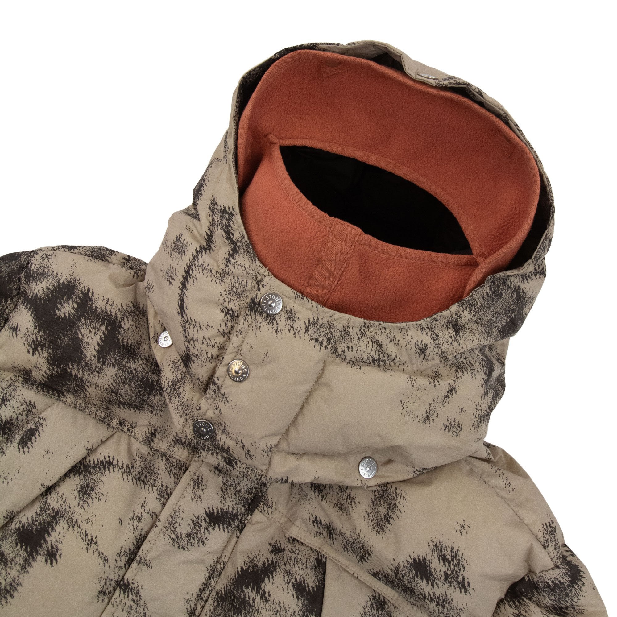 Stone Island 462e1 Camouflage Nylon Rep Ice Jacket Dove Grey V0092