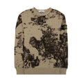 Stone Island 669e3 Camouflage Organic Cotton Diagonal Sweatshirt Dove Grey V0092
