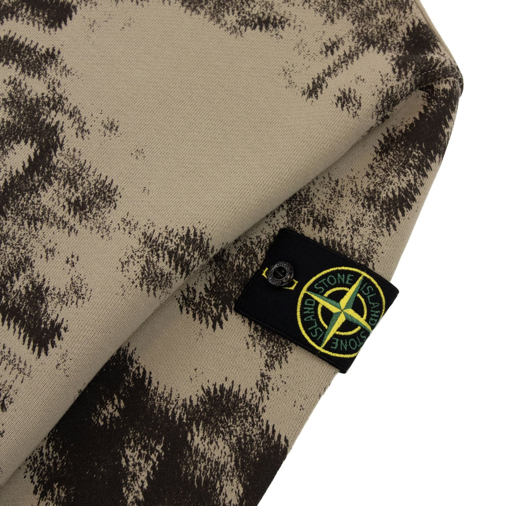 Stone Island 669e3 Camouflage Organic Cotton Diagonal Sweatshirt Dove Grey V0092