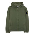 Stone Island 63520 Brushed Organic Cotton Hoodie Khaki V0059