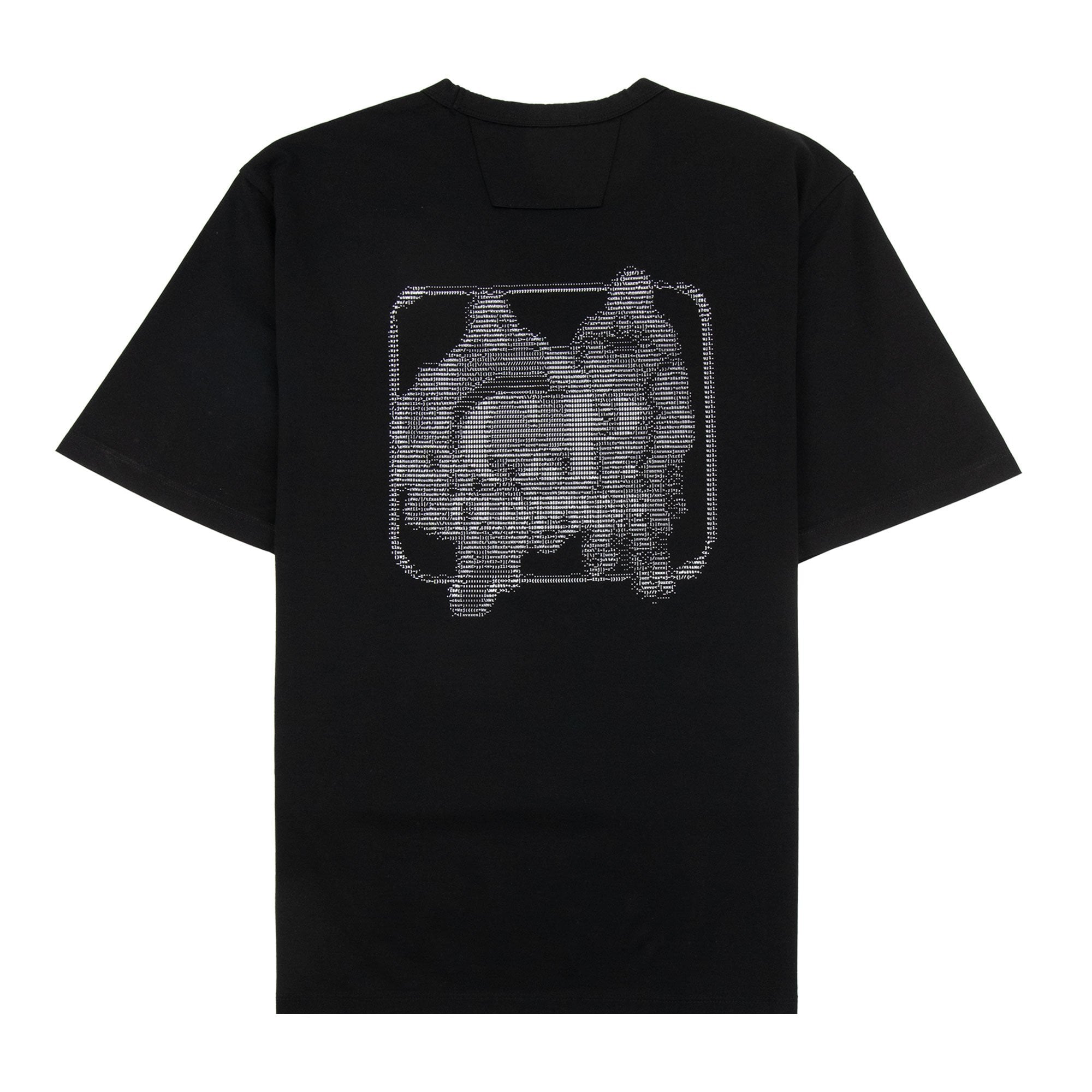 Cp Company Metropolis Series Mercerized Blurred Logo Graphics T-shirt Black 999