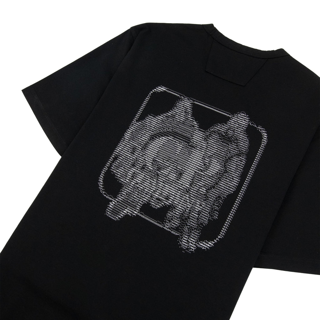 Cp Company Metropolis Series Mercerized Blurred Logo Graphics T-shirt Black 999