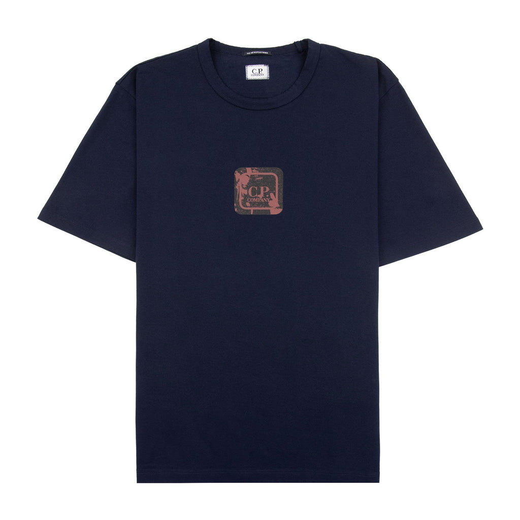 Cp Company Metropolis Mercerized Comics Graphics T Shirt Sky Captain 897