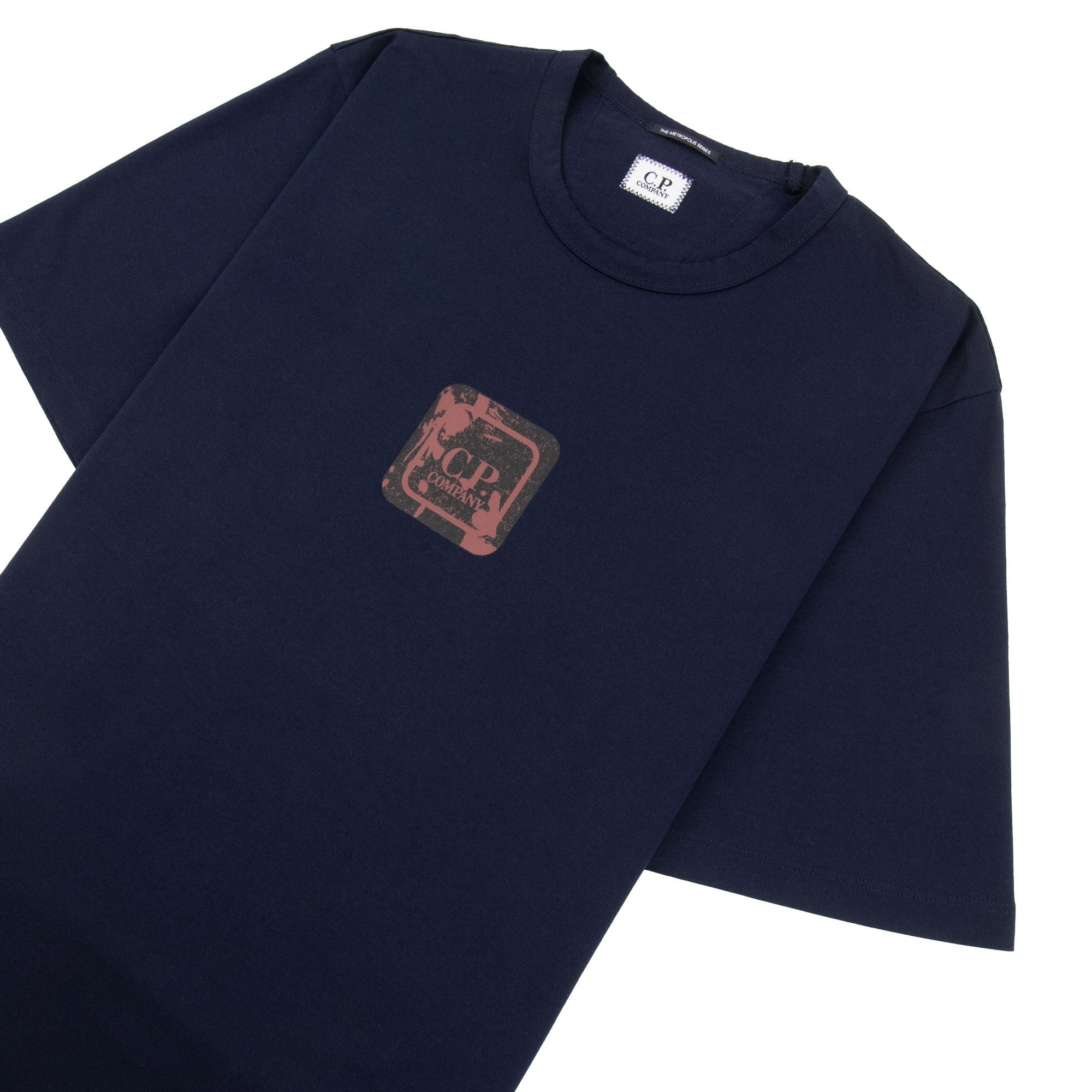 Cp Company Metropolis Mercerized Comics Graphics T Shirt Sky Captain 897