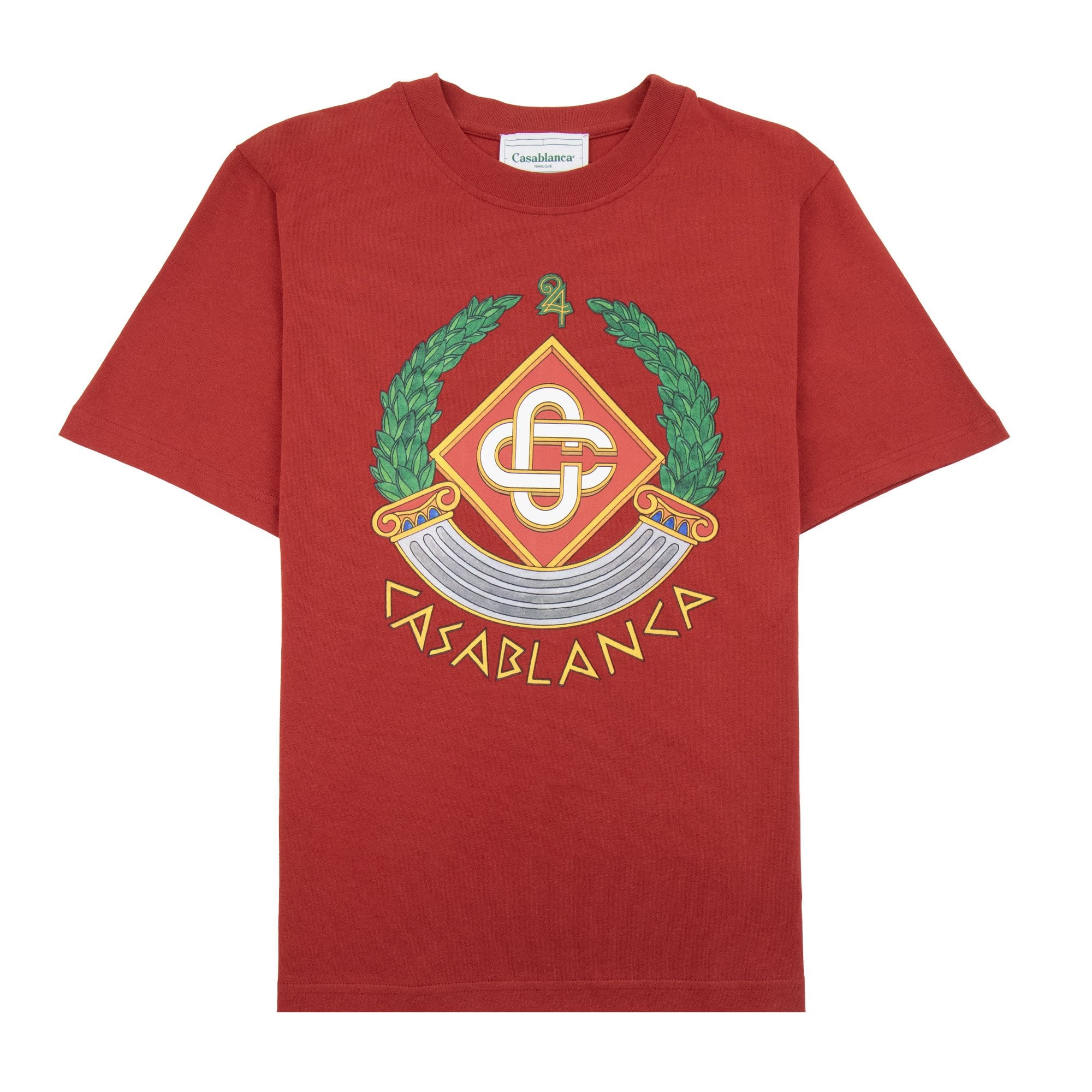 Casablanca Casa Crest T-shirt Red