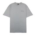 Balenciaga Bb Embroidered Chest Logo T-shirt Grey