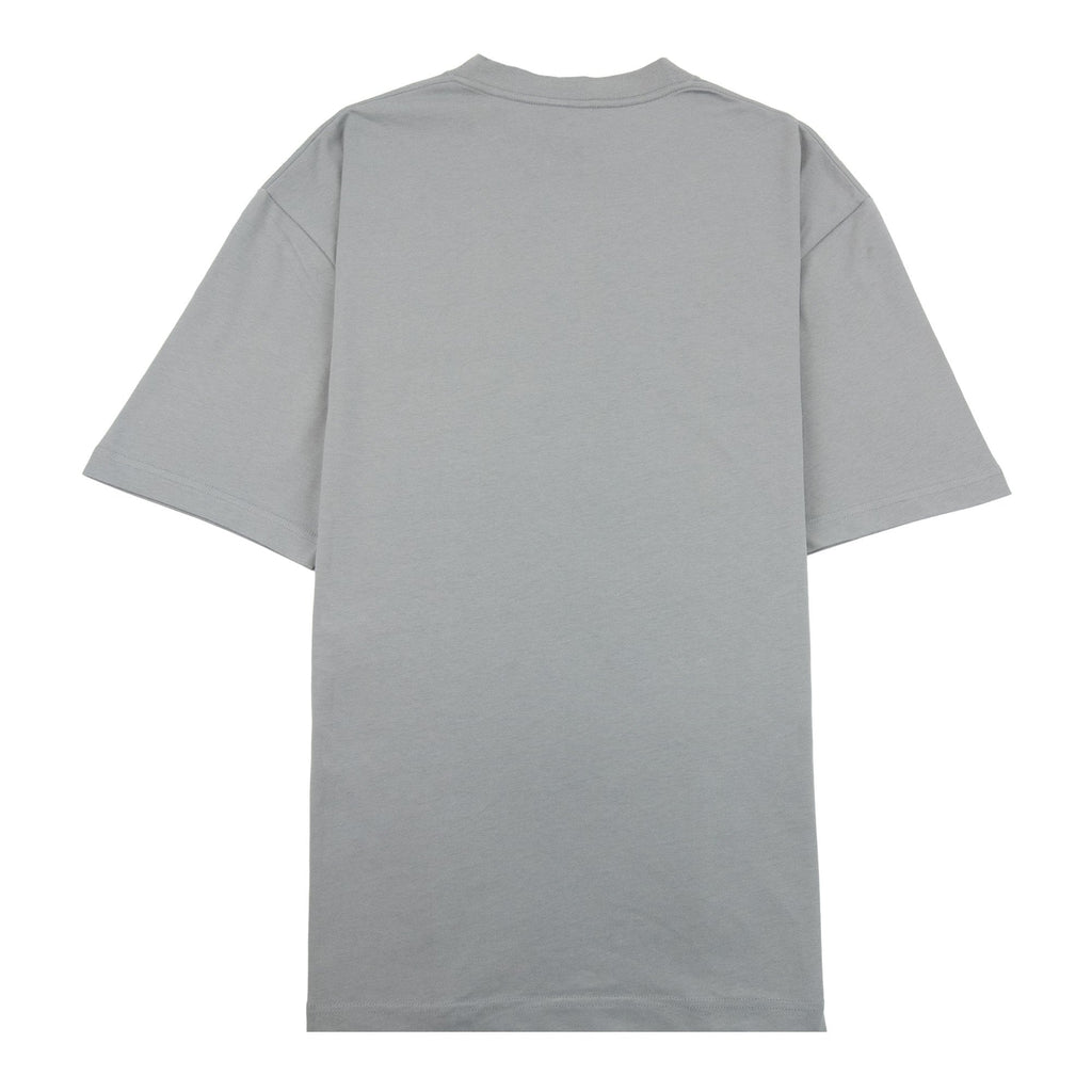 Balenciaga Bb Embroidered Chest Logo T-shirt Grey