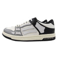 Amiri Skel Panelled Leather Low-top Trainers Black/grey