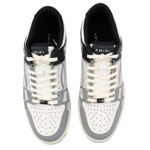 Amiri Skel Panelled Leather Low-top Trainers Black/grey