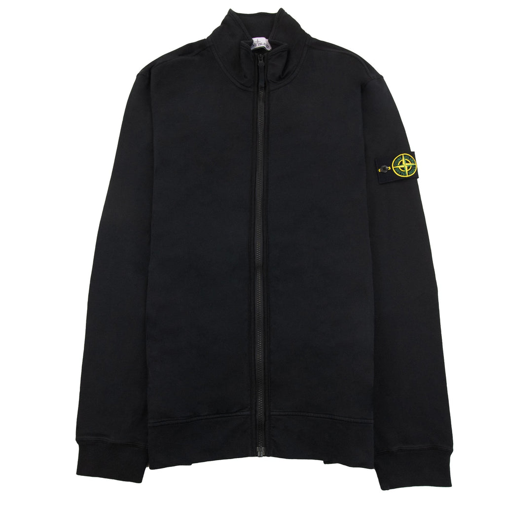 Stone Island Full Zip Piping Sweatshirt Black V0029
