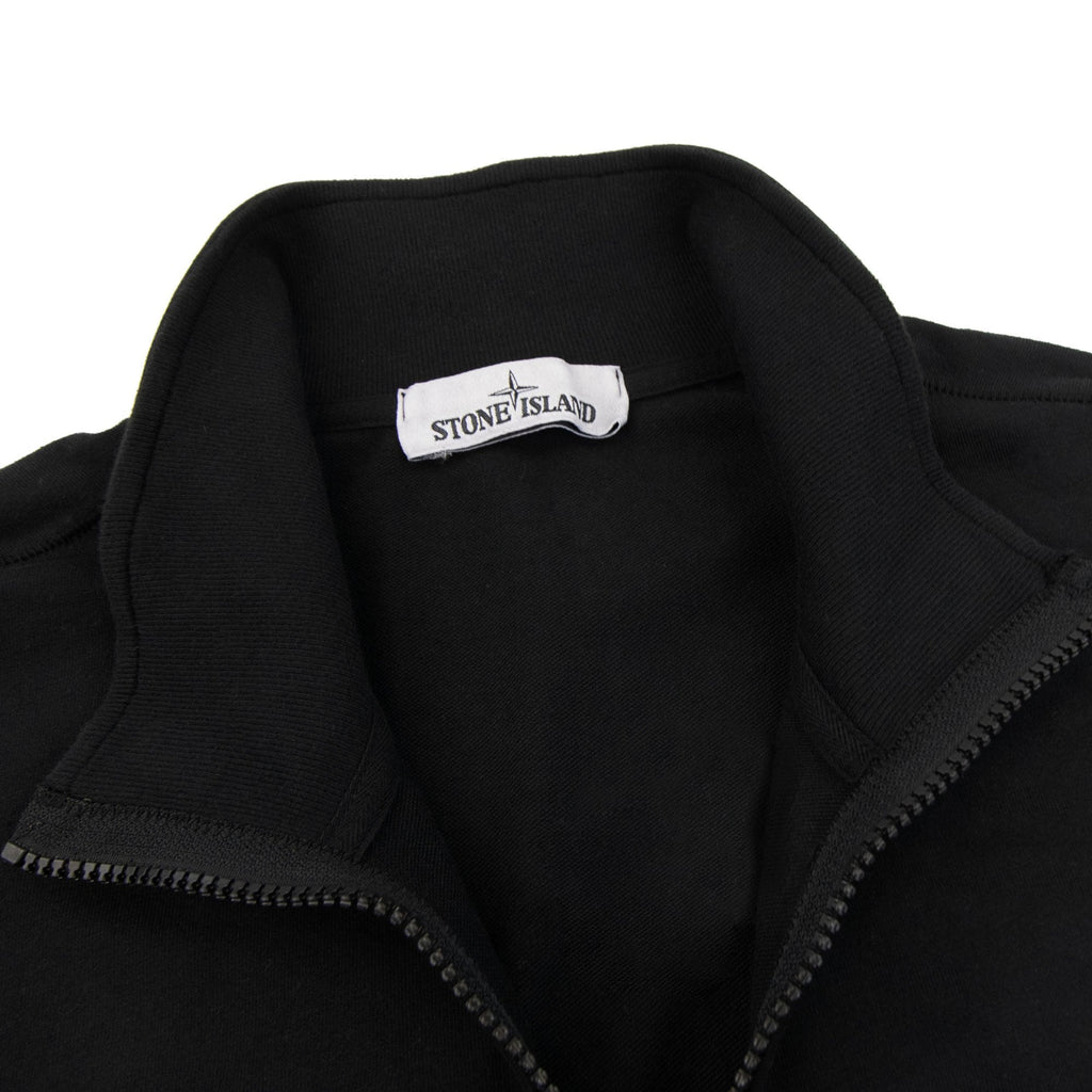 Stone Island Full Zip Piping Sweatshirt Black V0029