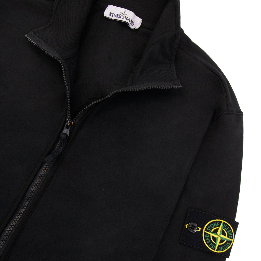 Stone Island Full Zip Piping Sweatshirt Black V0029