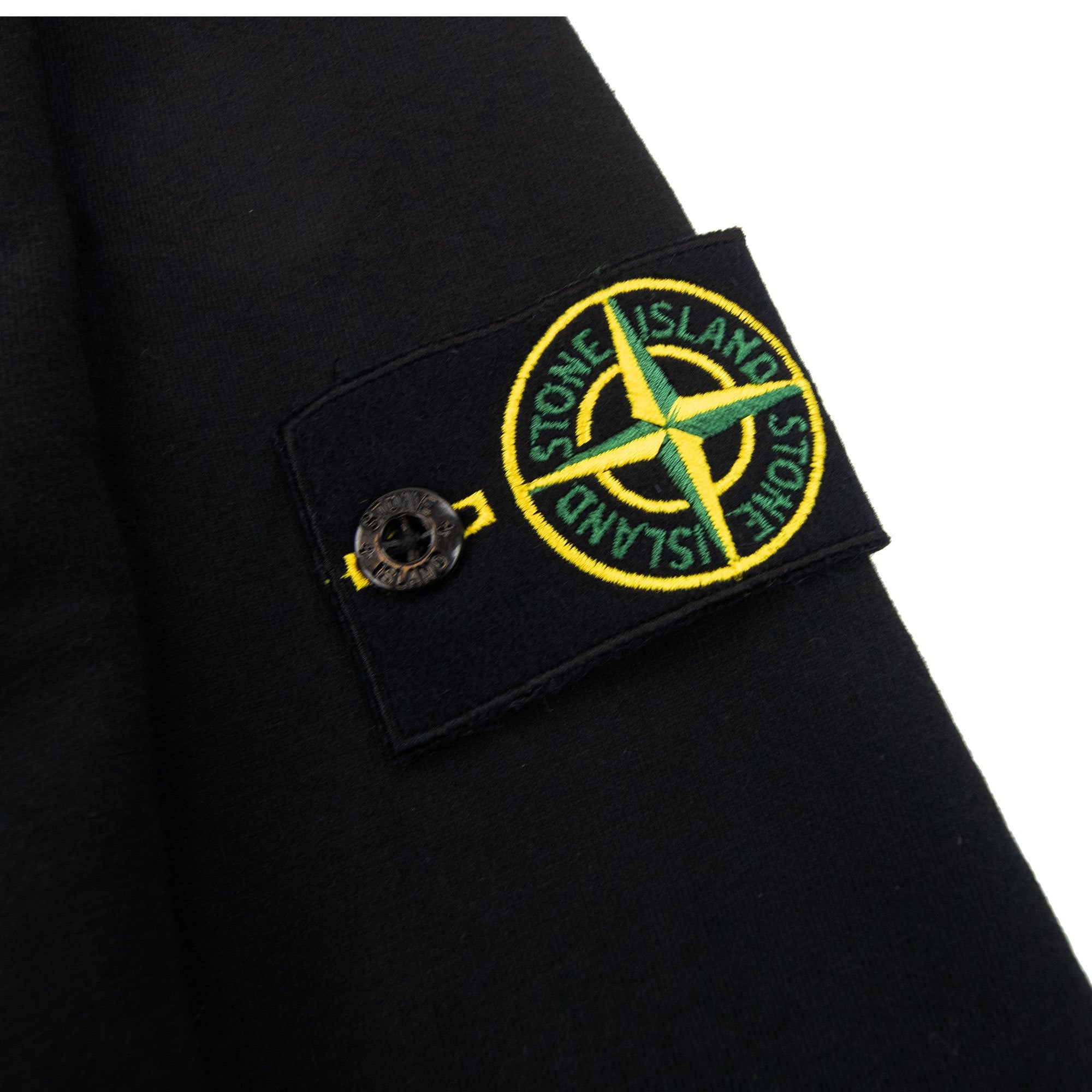 Stone Island Full Zip Piping Sweatshirt Black V0029