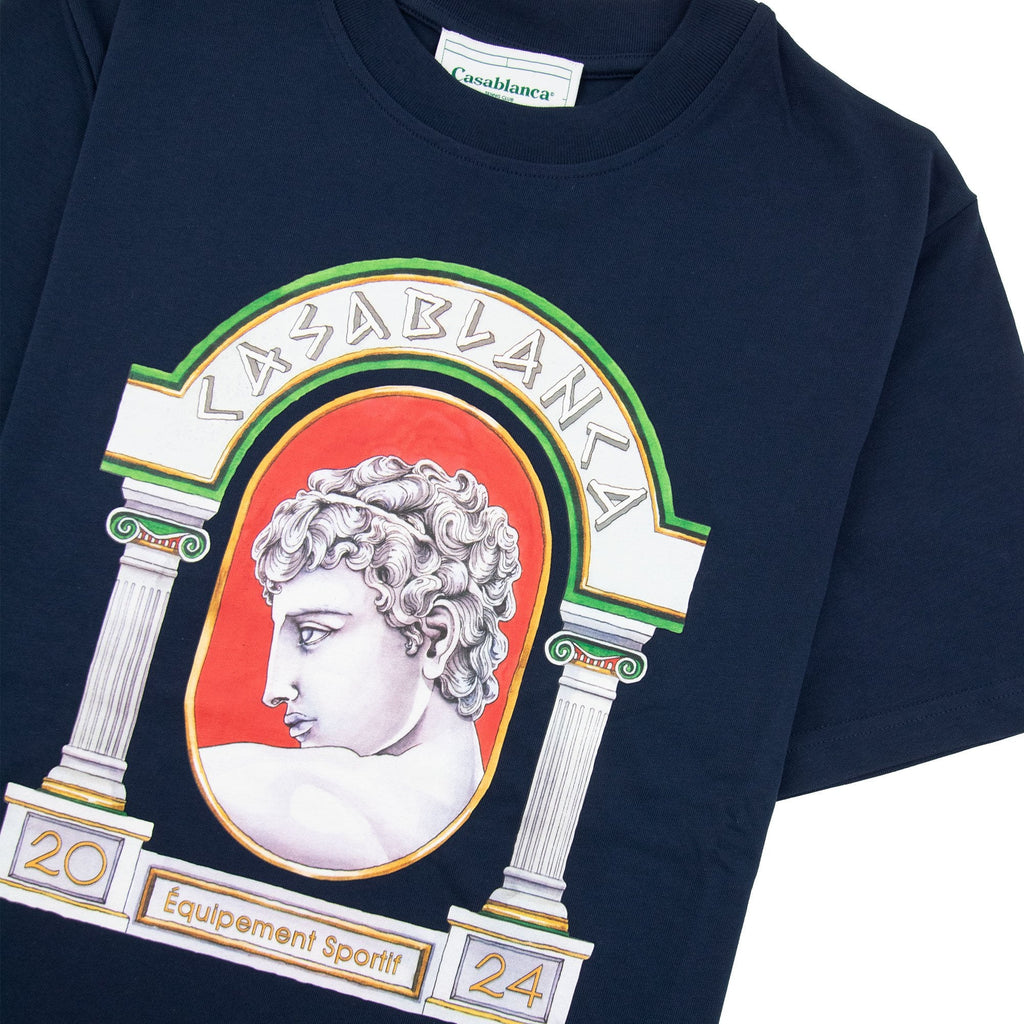 Casablanca La Medaille T-shirt Navy
