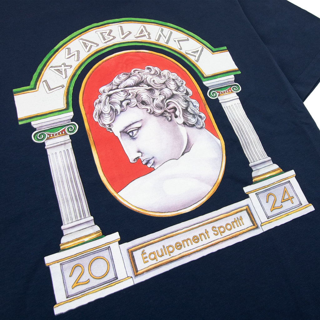 Casablanca La Medaille T-shirt Navy
