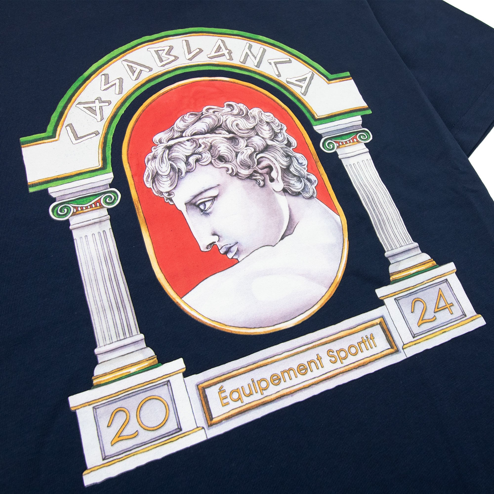 Casablanca La Medaille T-shirt Navy