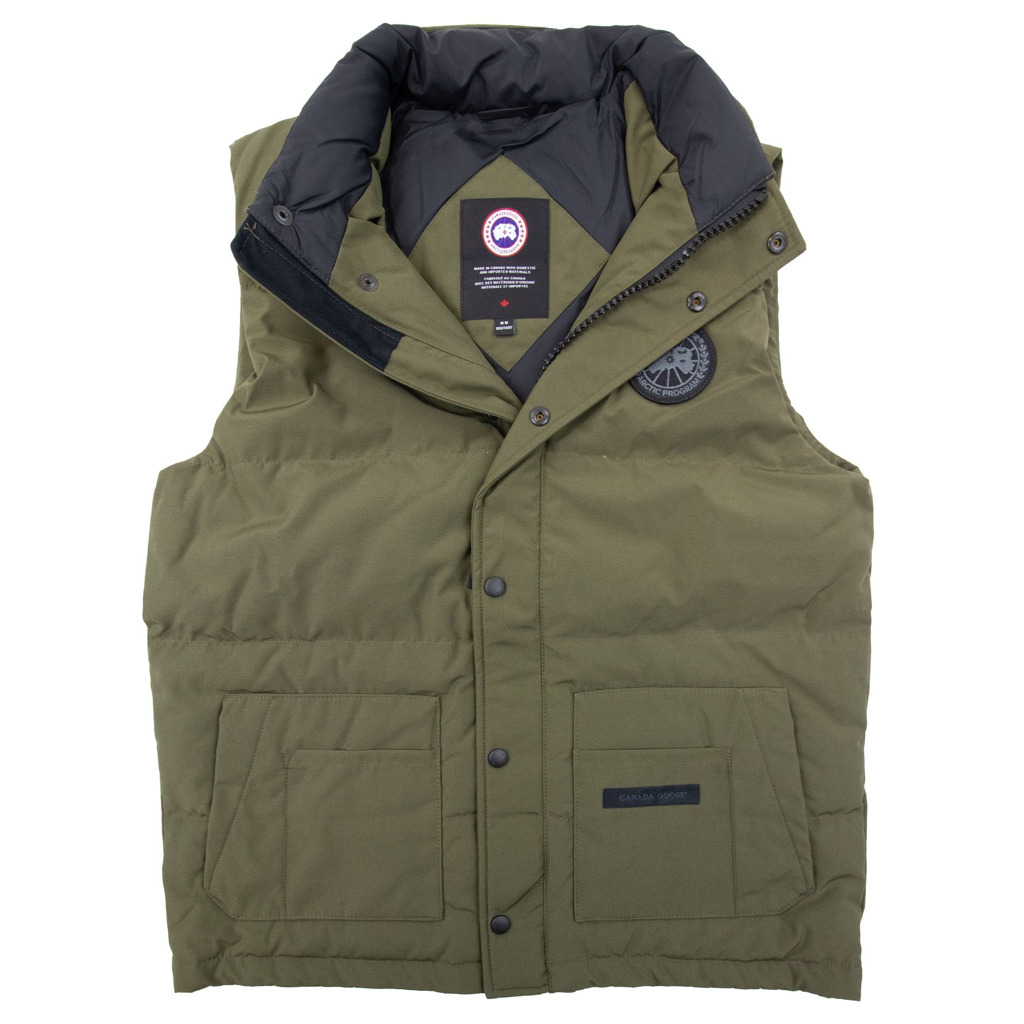 Canada Goose Free Style Crew Vest 49 Military Green