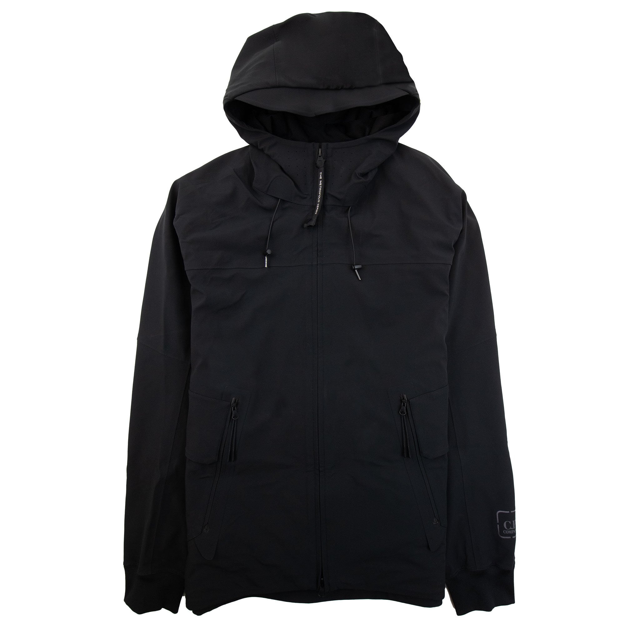 Cp Company Metropolis Metroshell Hooded Jacket Black 999