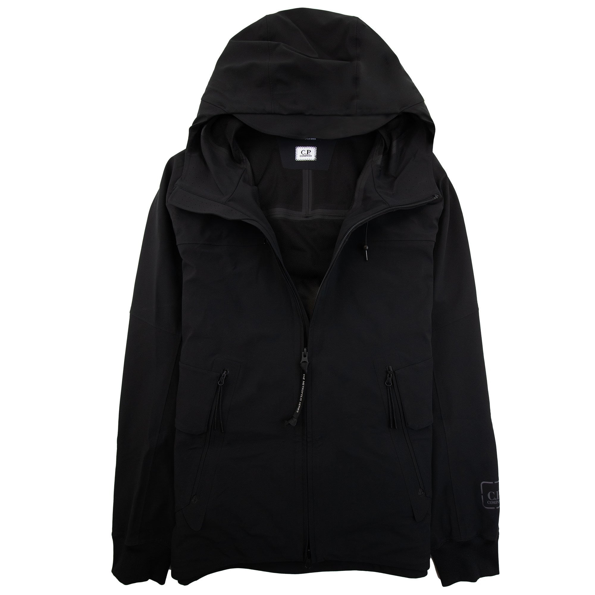 Cp Company Metropolis Metroshell Hooded Jacket Black 999