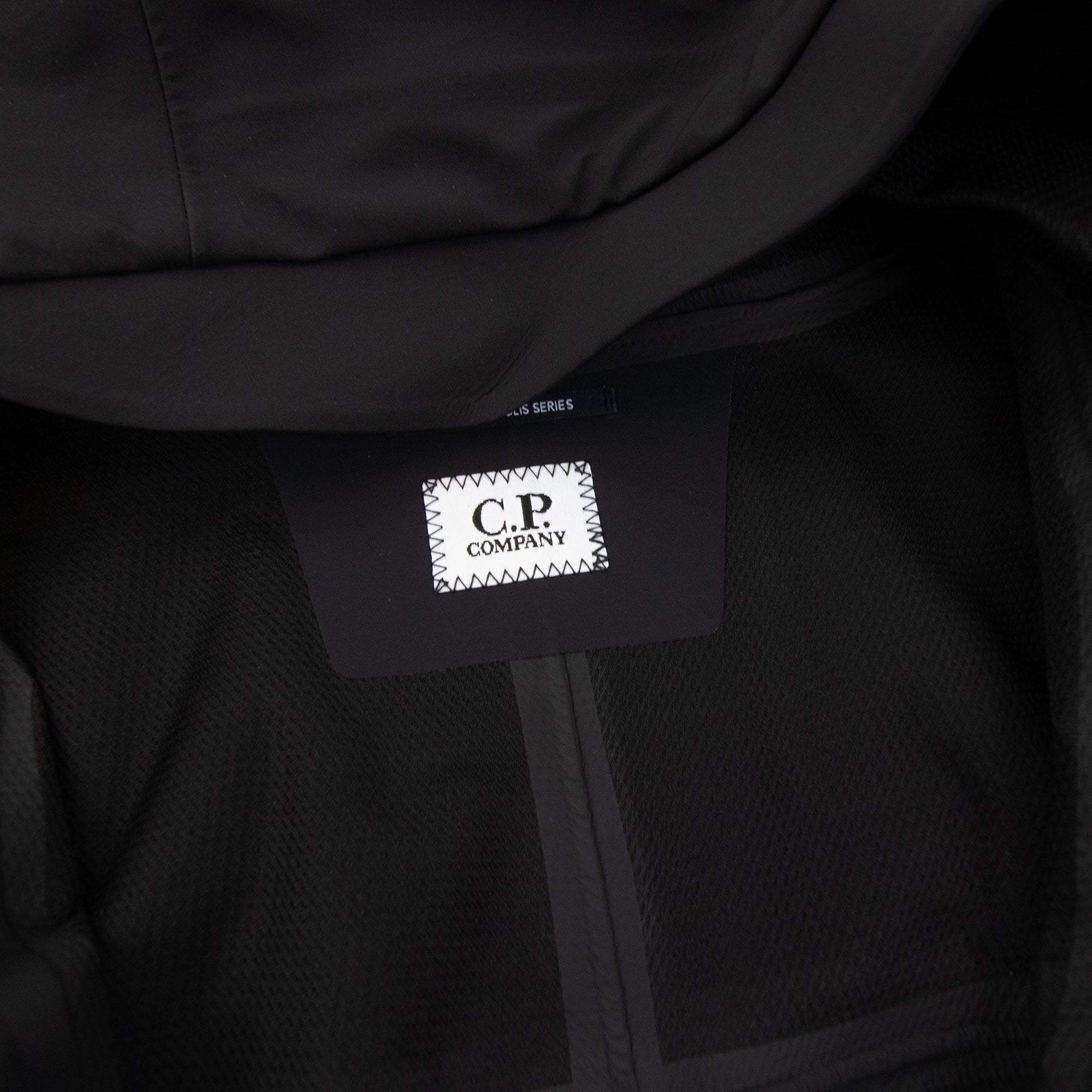 Cp Company Metropolis Metroshell Hooded Jacket Black 999