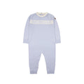 Moncler Junior Logo Wool Baby Grow Baby Blue