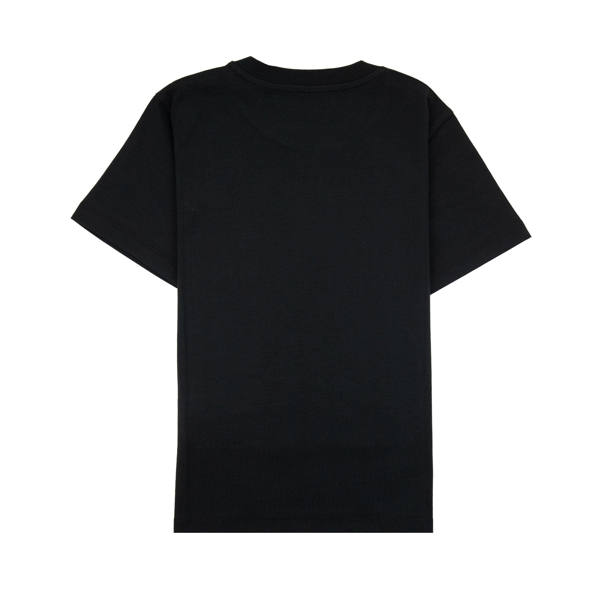 Moncler Junior Logo Cotton T-shirt Black 999