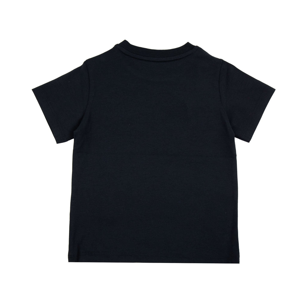 Moncler Junior Logo Jersey T-shirt Navy 778