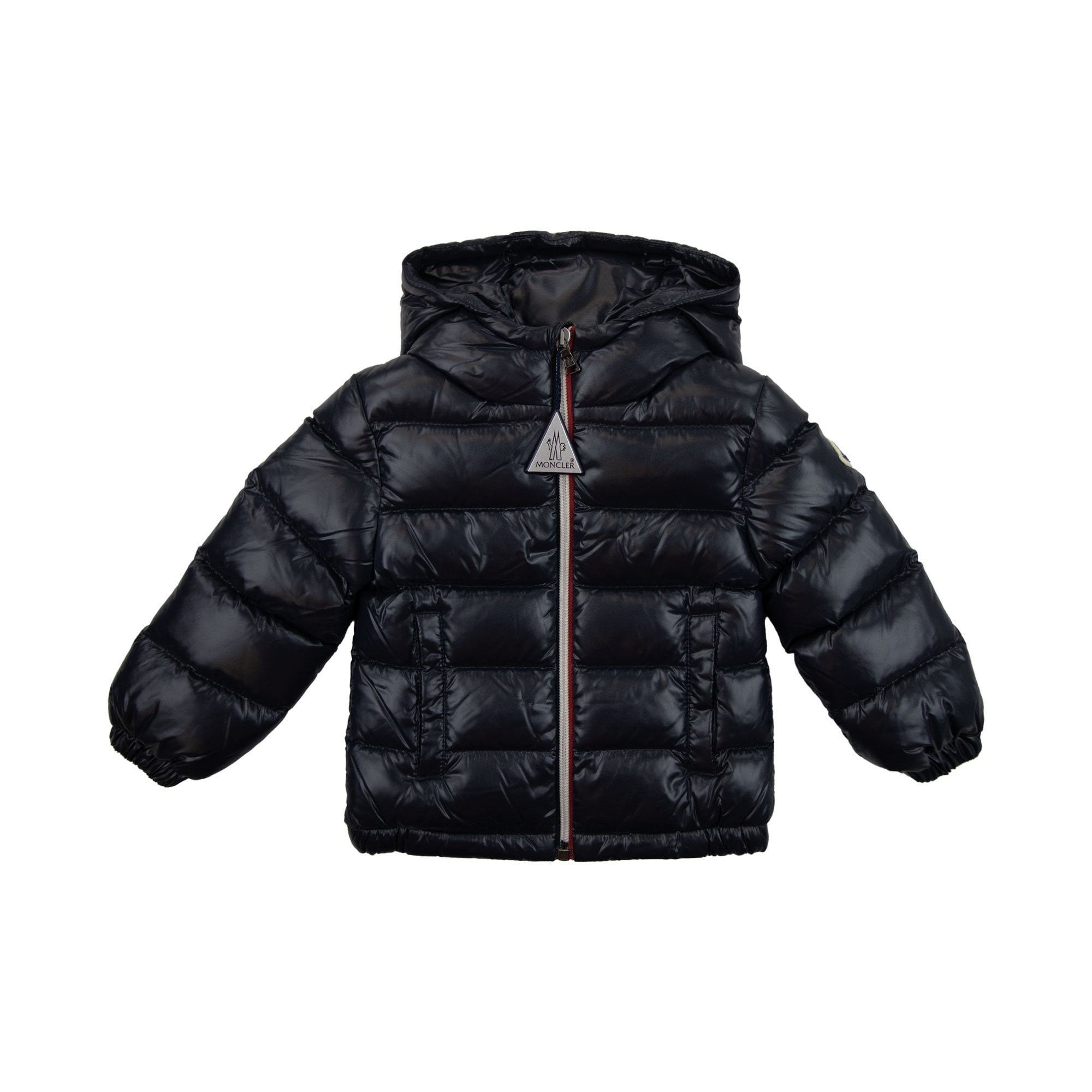Moncler Junior New Aubert Hooded Down Jacket Navy 742
