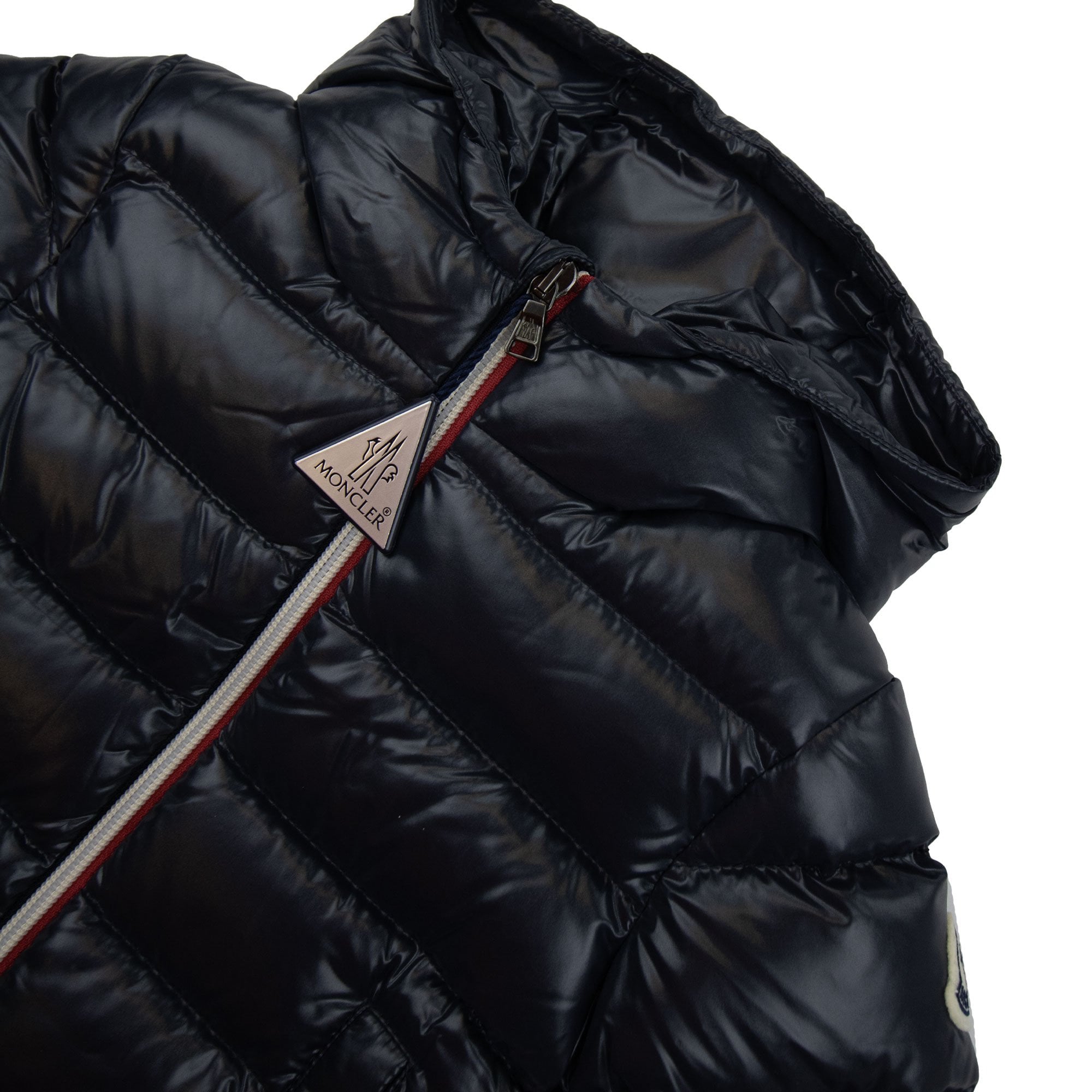 Moncler Junior New Aubert Hooded Down Jacket Navy 742