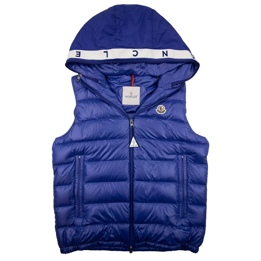 Moncler Barant Down Gilet Blue 758