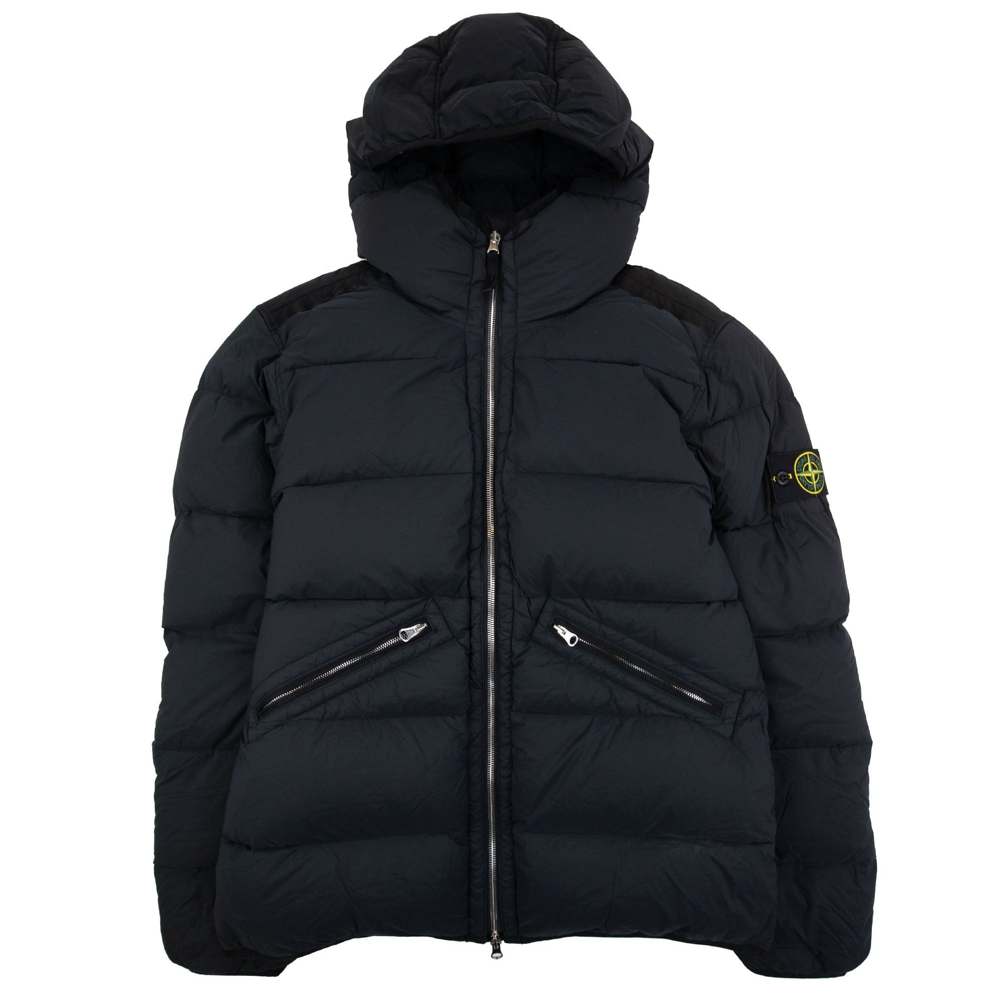 Stone Island 43128 Seamless Tunnel Nylon Down Jacket Black V0029