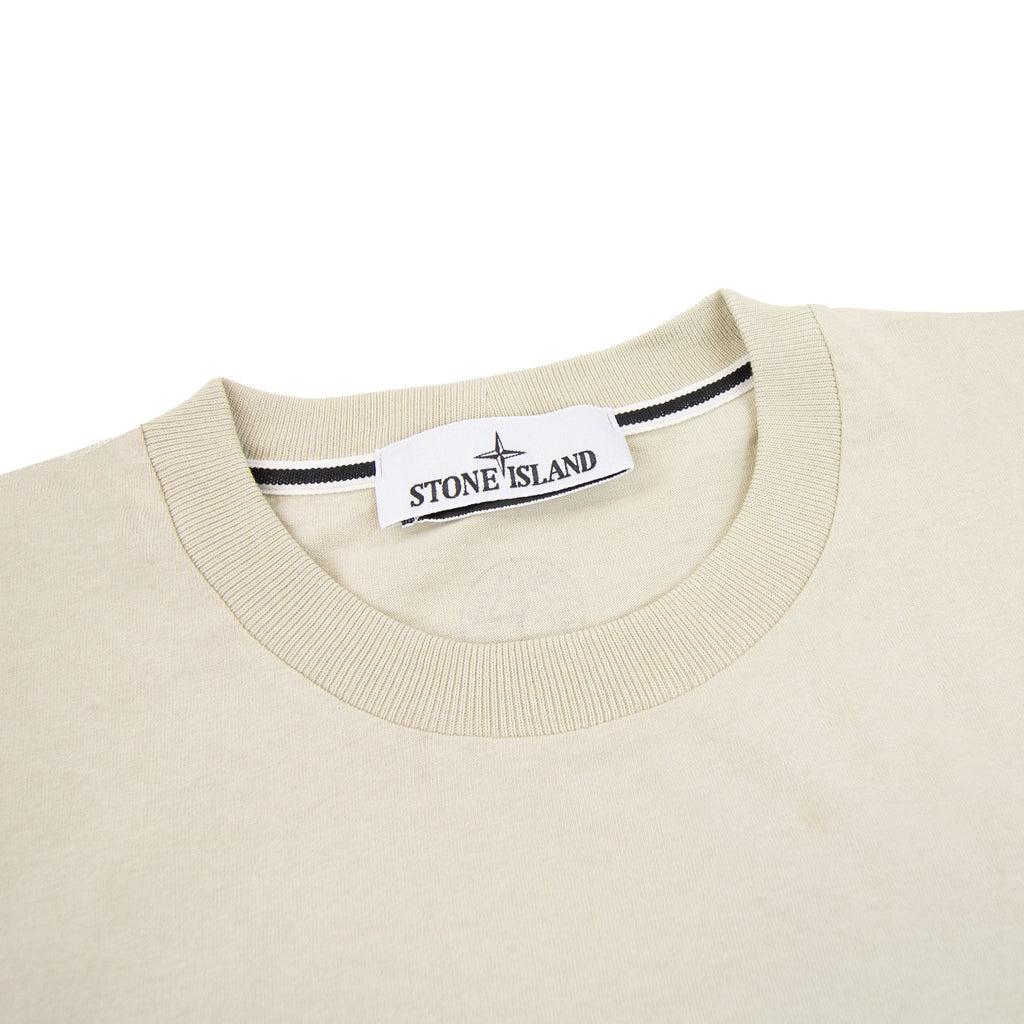 Stone Island 2ns80 Institutional Three Print Motif T Shirt Stucco V0097